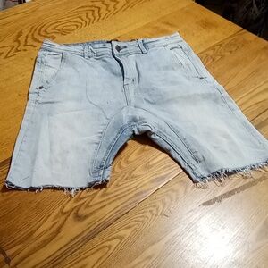 COTTON ON Jeans Shorts Mens 32 BLUE Light Jogger Spring  Frey ? Used